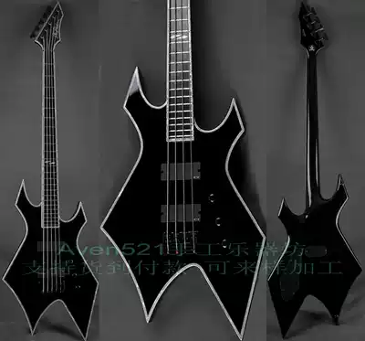 Customized B C Richs Deluxe RM7 special-shaped electric bass