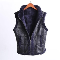 Sheep-cut suede fur integrated lamb fur liner womens genuine leather horse clip outdoor windproof and warm leather jacket jacket