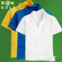 Cô gái chơi bóng golf phù hợp với bé trai Áo thun cotton mùa hè trẻ em mặc áo polo ngắn tay thể thao golf trẻ em bộ quần áo thể thao nam