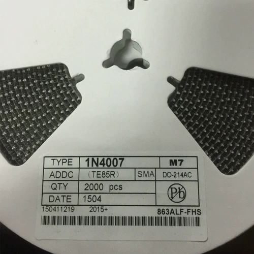 M7 Patch Fercifier Diode 1N4007 IN4007 Пакет пакетов SMA Patch Package 2000