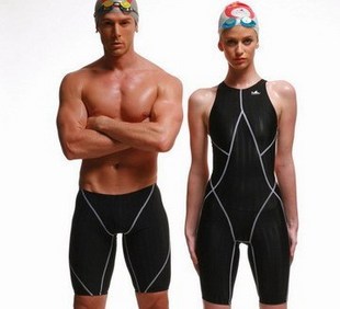 English Hair 9102 Swim Pants Waterproof Shark Leather Fabric Swimsuit Swimming Pants National Team Exclusive