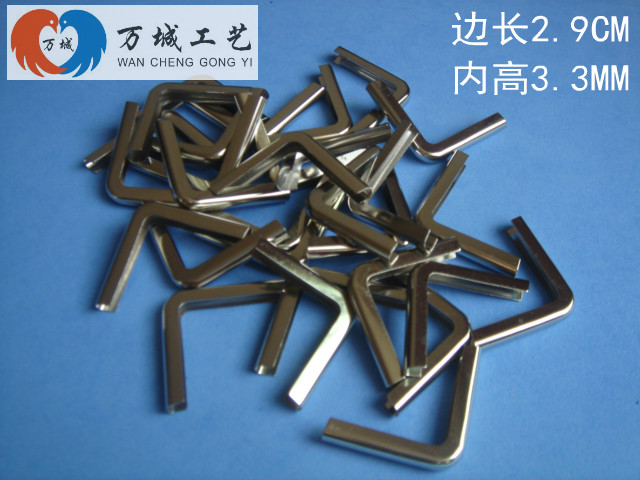 Photo album hardware corners Notepad edge corners Hardcover book recipes metal corners card decoration collar corners