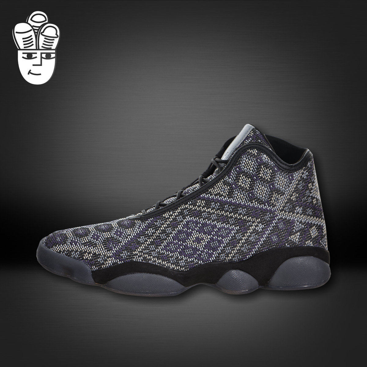 Air Jordan Horizon Premium男子时尚编织休闲鞋 AJ13元素 黑人月