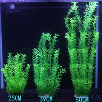 Fish tank decoration water family building simulation water grass aquarium building view fake water grass plastic grass large water grass