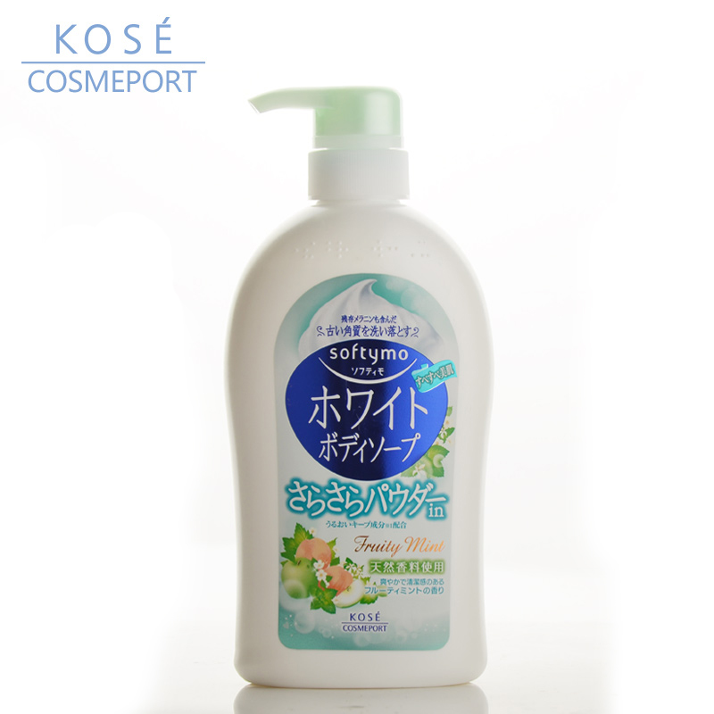 kose cosmeport Softymo美白沐浴露（含爽身粉）600ml