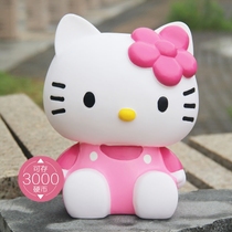 Creative cute Hello kitty piggy bank hello kitty piggy bank vinyl drop proof KT Cat birthday gift