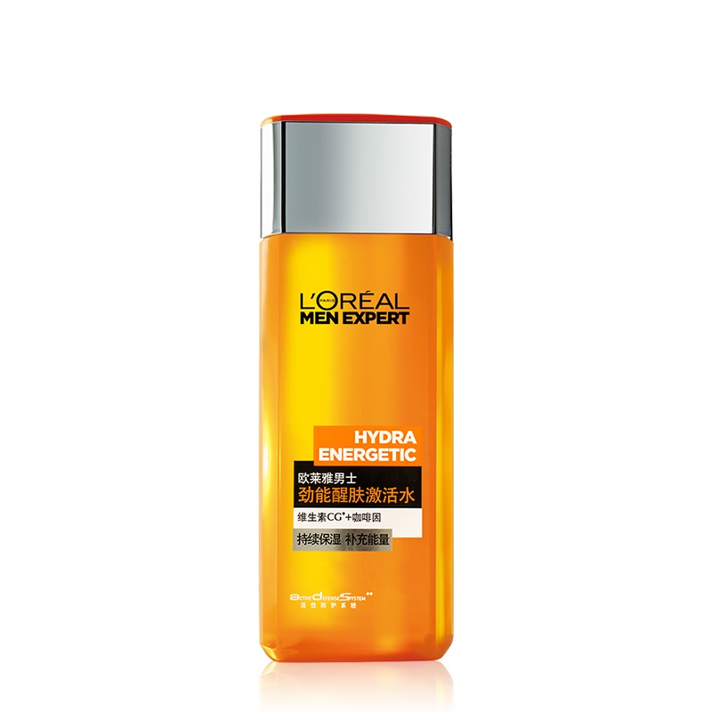 L＇oreal/欧莱雅男士护肤正品爽肤水 劲能醒肤激活水 补水保湿