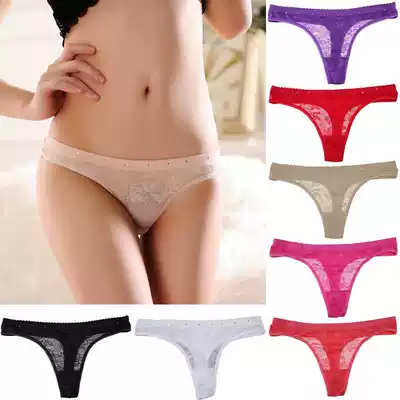 V-string Briefs Panties Thongs G-string Lingerie Underwear