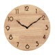 DIY custom lettering solid wood wall clock living room personality creative modern minimalist fashion clock bedroom silent clock