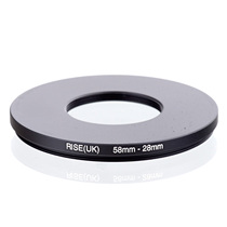 Changement de lentille de filtre métal de haute qualité en anneau grand transfert petit anneau inversé 58mm-28mm circulaire de commutation