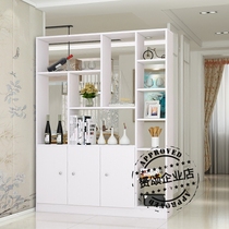 Simple and modern foyer cabinet Entrance cabinet Living room wine cabinet partition shoe cabinet bookshelf locker screen decoration cabinet