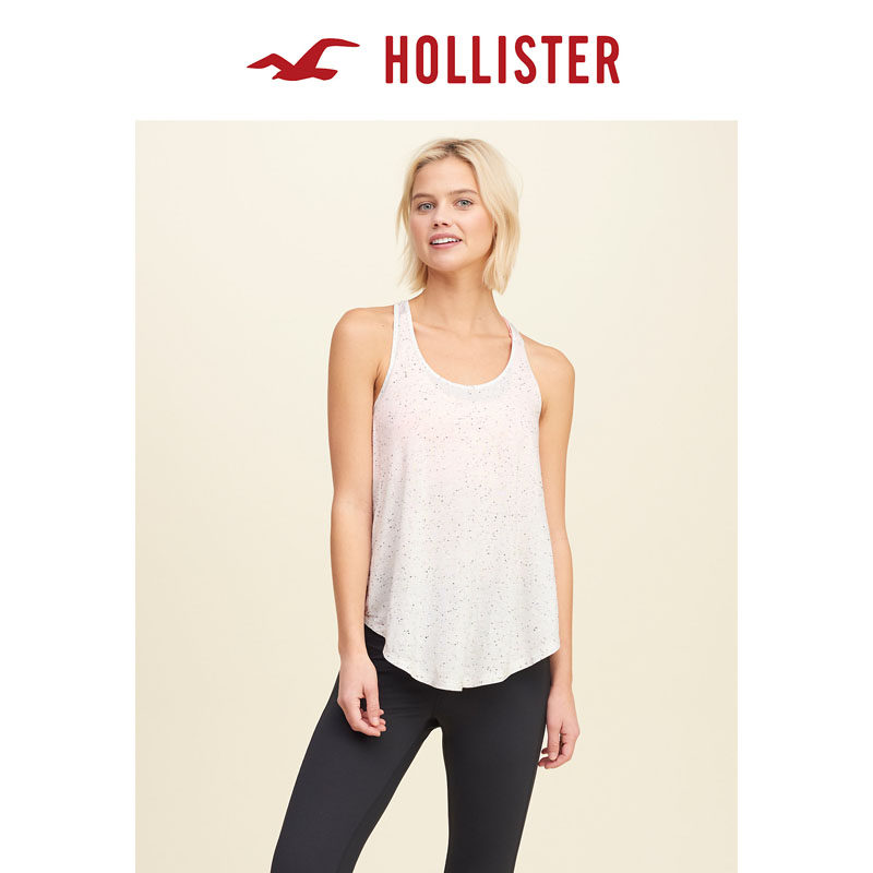 Hollister 2016春装新款大圆领摇摆背心 女 115822