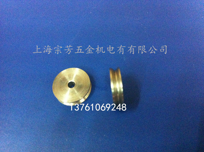 Non-standard roller 304 stainless steel V pulley outer diameter 16 hole 3 slot width 2 7 slot depth 0 8 total width 3 7