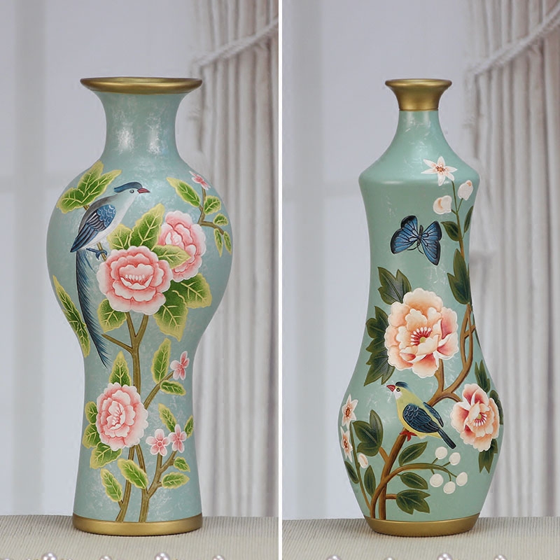 Great beauty drunk ceramic decoration pastoral painting of flowers and TV ark, porch place American household act the role ofing is tasted European wind