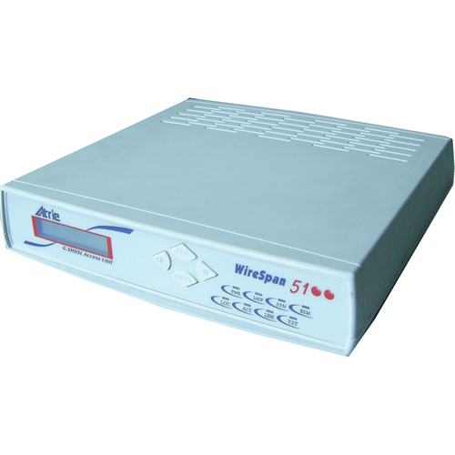 Atrie WireSpan5100 Desktop G SHDSL can provide E1 V35 Ethernet interface at the same time