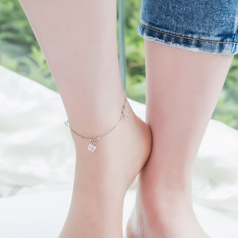 Chaine de cheville Femme en Argenterie - Ref 3104253 Image 4