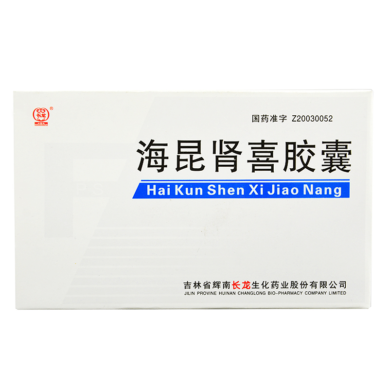 长龙 海昆肾喜胶囊 0.22g*18粒/盒