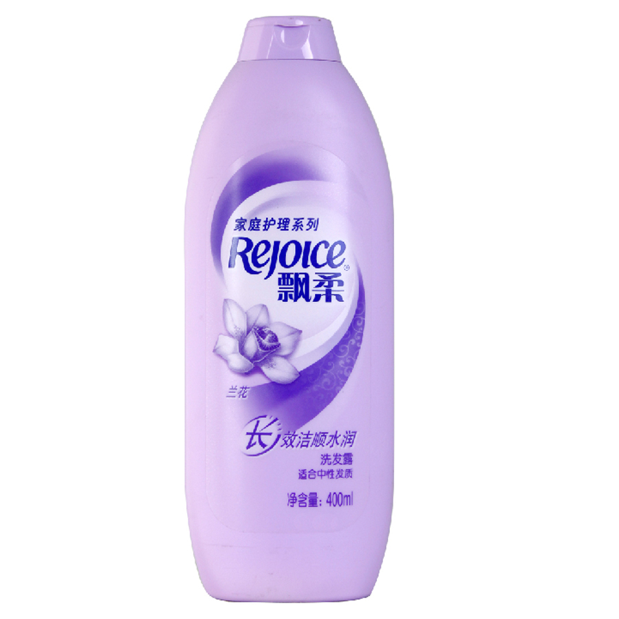 飘柔家庭兰花长效洁顺水润洗发水400ml 洗发