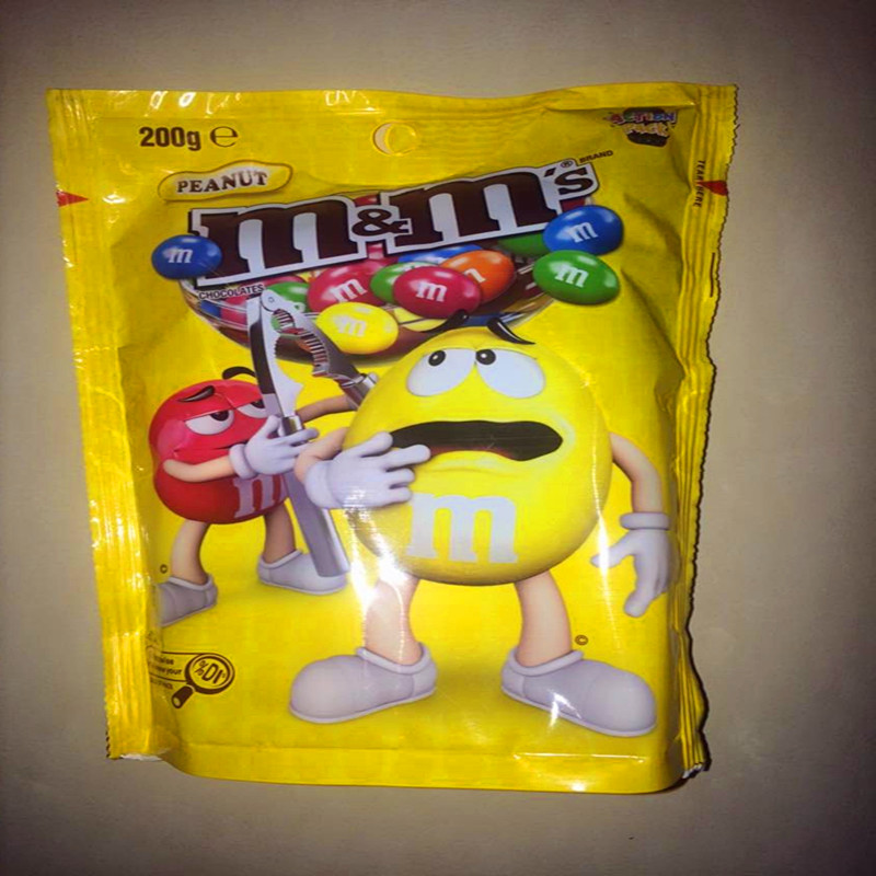 悉尼发货 国际包邮 M＆M’S 花生巧克力豆 200g×2袋