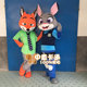 Faultier-Puppenkostüm Zootopia Cartoon-Puppenkostüm Judy Rabbit Puppenkostüm Human Wear Nick Fox