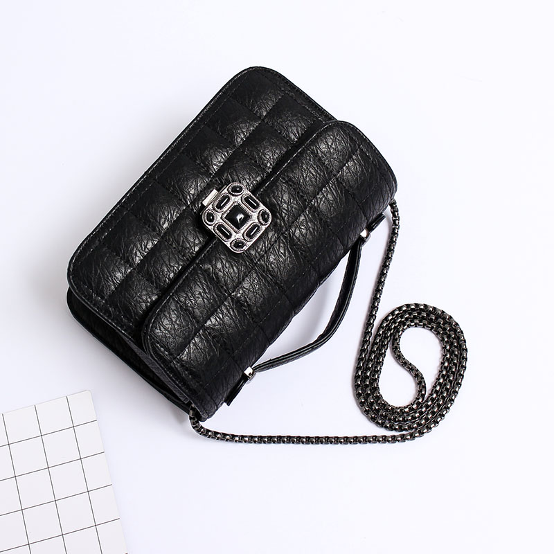 2018新款女包菱格链条包单肩斜挎包女小包包手提包小方包小香风潮