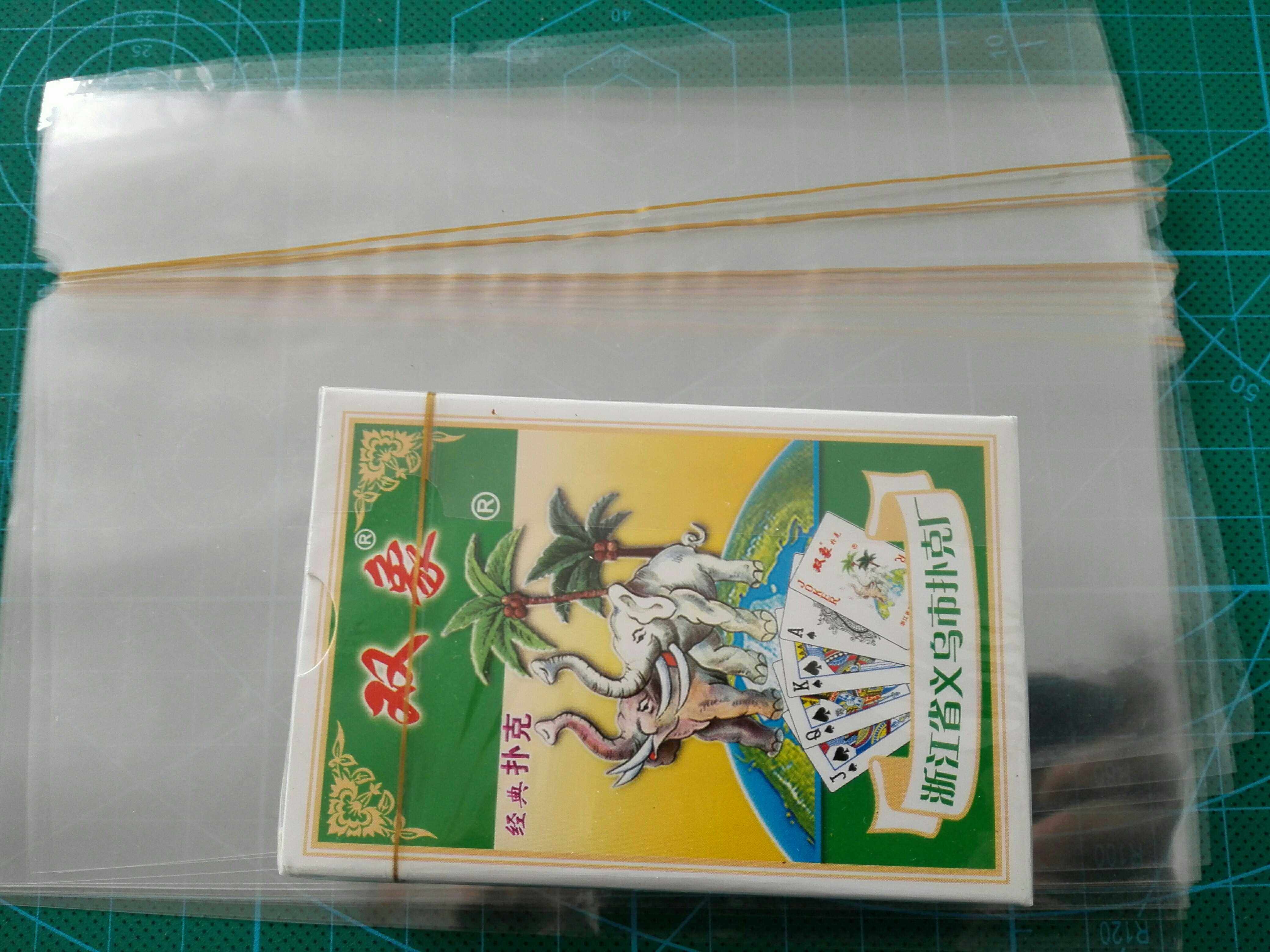 Poker Packaging Film Gold Wire Poker Plastic Film Protective Film Anti-Film Plastic Film Transparent Film Poker Packaging