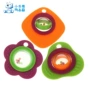 Teether gấu trắng bé nhỏ teether teether bé teether sử dụng đồ chơi kép UFO hình dạng dễ thương bé teether - Gutta-percha / Toothbrsuh / Kem đánh răng cách rơ lưỡi cho bé