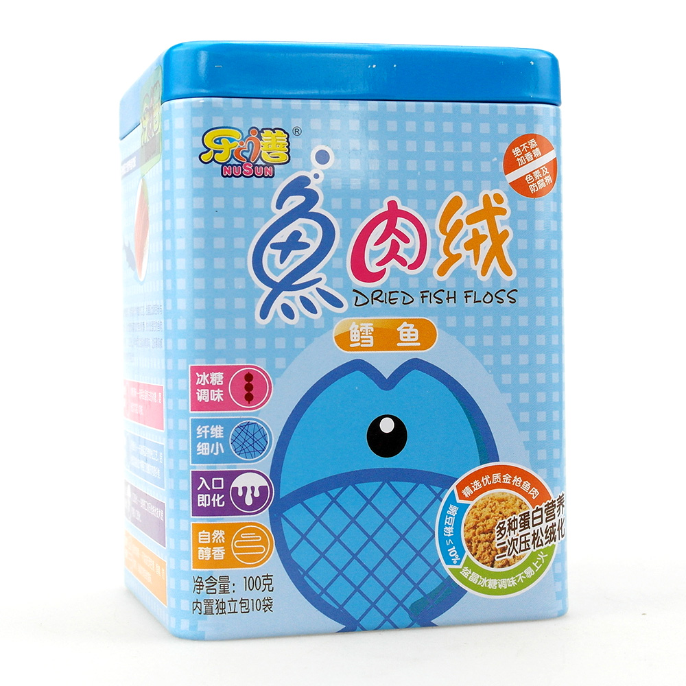 15年10月 包邮 Chences/臣生乐僐 鱼肉绒鳕鱼100g/10袋 CS7085