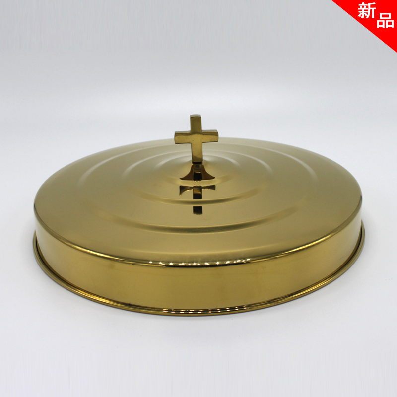 Gold Eucharist Utensils Golden Eucharist Cup Plate Eucharist Supplies Holy Communion Cup Cover 1 Vacuum Gold Plating