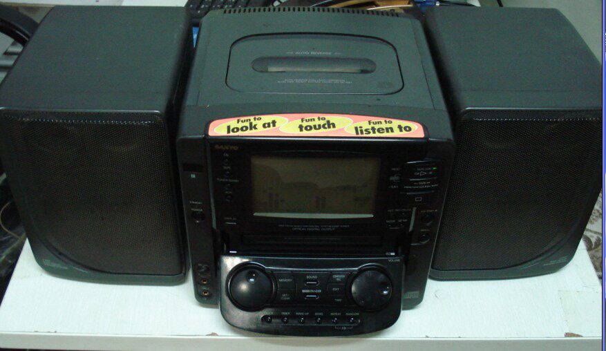 Japan's original SANYO DC-MS1U miniature combination audio is not powered