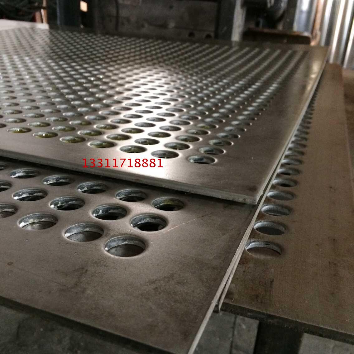 Steel plate orifice plate Stainless steel punching plate Thick plate punching plate Screen plate 3mm 4mm 5mm