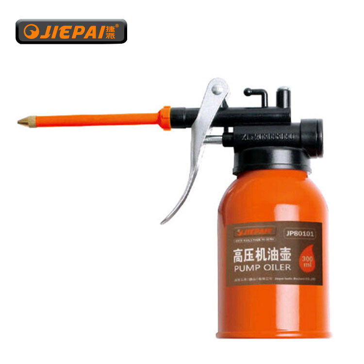 Jiepai high pressure oil pot oil gun manual oiler hand pressure oiler oil pot oil pot