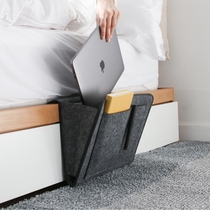 Nordic simple bedside hanging bag felt remote control tablet mobile phone storage artifact bedroom bedroom sofa storage bag