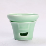 Sáng tạo Long Tuyền Celadon Tea Leaking Tea Filter Gốm Kung Fu Tea Set Tea Filter Set Tea Dreg Net Lò - Trà sứ