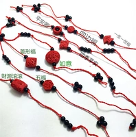 Fu từ sơn mài vòng chân cung cấp đặc biệt trong năm nay quà tặng đền hội chợ đêm du lịch dây đỏ vận chuyển quốc gia trang sức gió bán hàng trực tiếp vòng đeo chân nữ