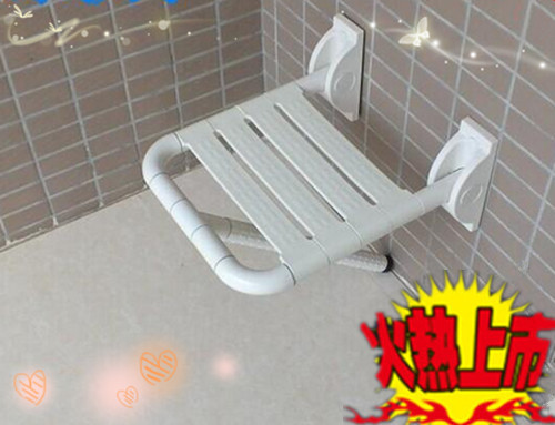 Elderly Handrail Shower Stool, Hotel Shower Chair, Barrier-Free Shower Chair, Flip-Up Folding Chair, Bathroom Wall-Mounted Chair 