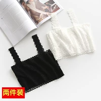 Đầm ren đen đáy quần vest nữ chống cúp ngực ống top ngắn phần đẹp trở lại gợi cảm áo lót mùa hè áo ngực nữ