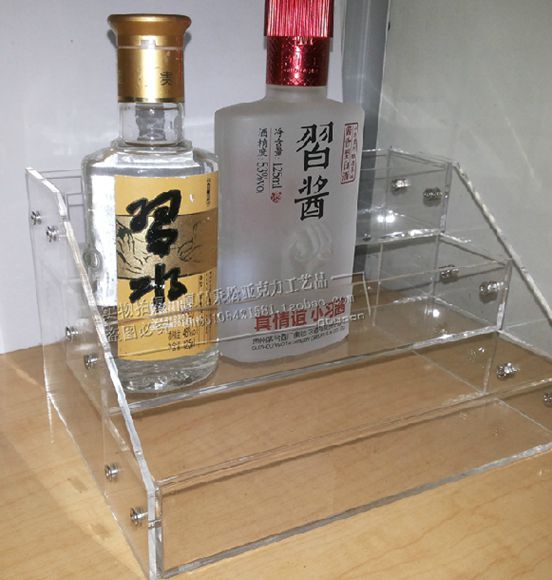 High Pure Acrylic Wine Exhibition Rack Wine Glass Rack Spirits Liquor Store Wine Rack Wine Shelf Hotel Wine Show Rack Detachable