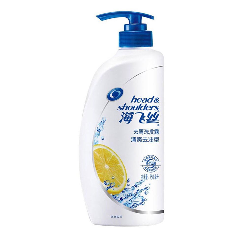 海飞丝洗发水露乳750ml清爽去屑去油 止痒正品 男女通用多省包邮