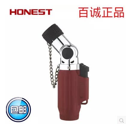 100 Honest Four Straight Punch Windproof Mini Jet Fire Gun Personality Miniature Spray Gun Lighter Tinane Gas Welding Gun 