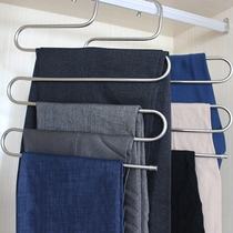 Multi-function pants clip stainless steel S-type multi-layer pants shelf pants hanger wardrobe storage clothes rack pants hangerp pants hangerp pants hangerp pants hangerp pants hangerp