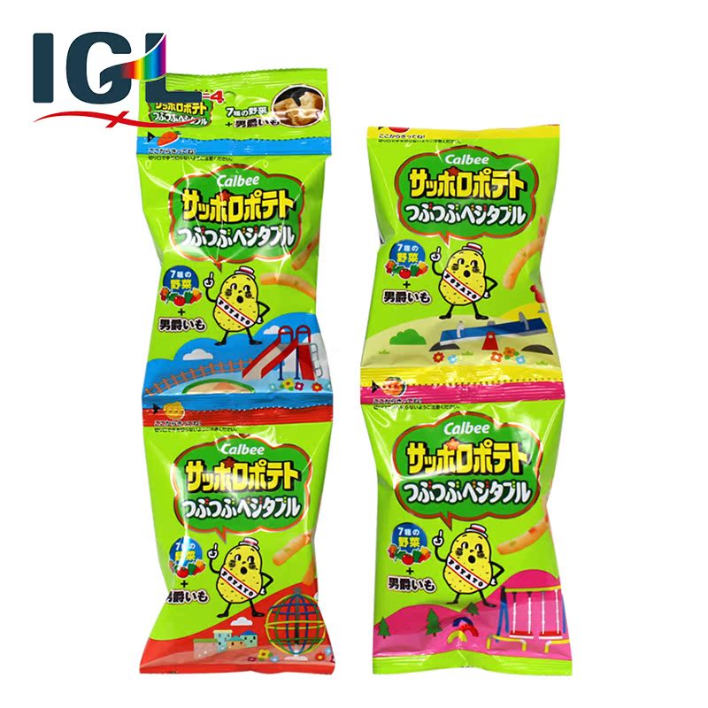 【直邮】 卡乐比calbee七种野菜蔬菜味薯条 8g*4袋 低盐不含油
