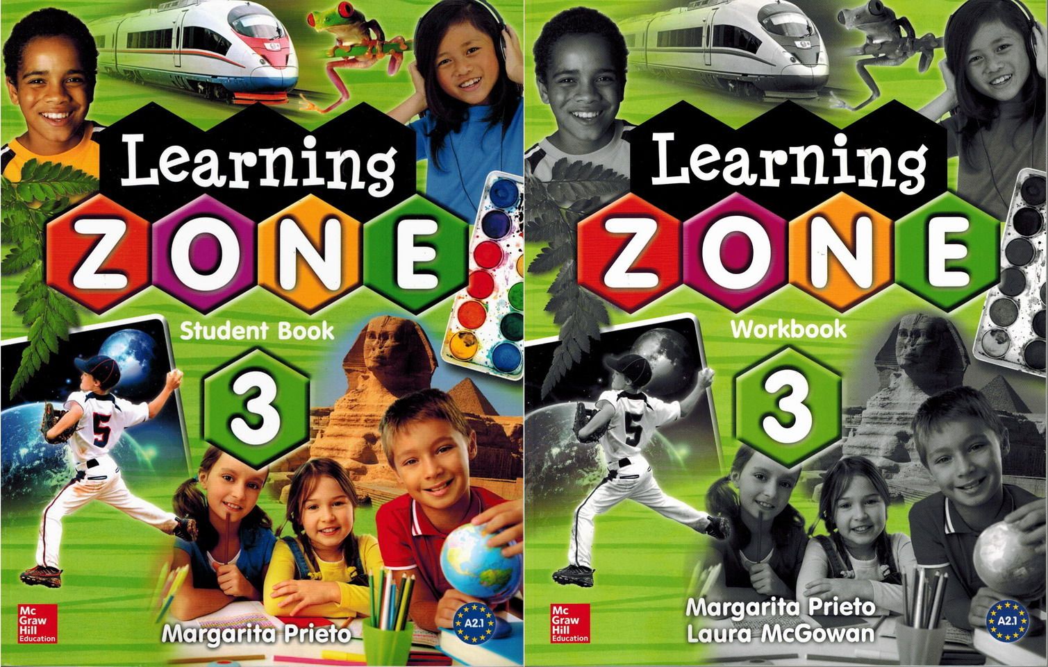 Beijing shipped the US McGraw Hill Learning Zone 3 students with book practice book CD suit