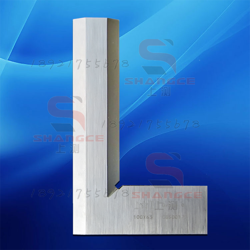 Upper work knife edge angle ruler 100 * 63mm knife edge angle ruler 0 grade knife edge angle ruler knife edge small angle ruler
