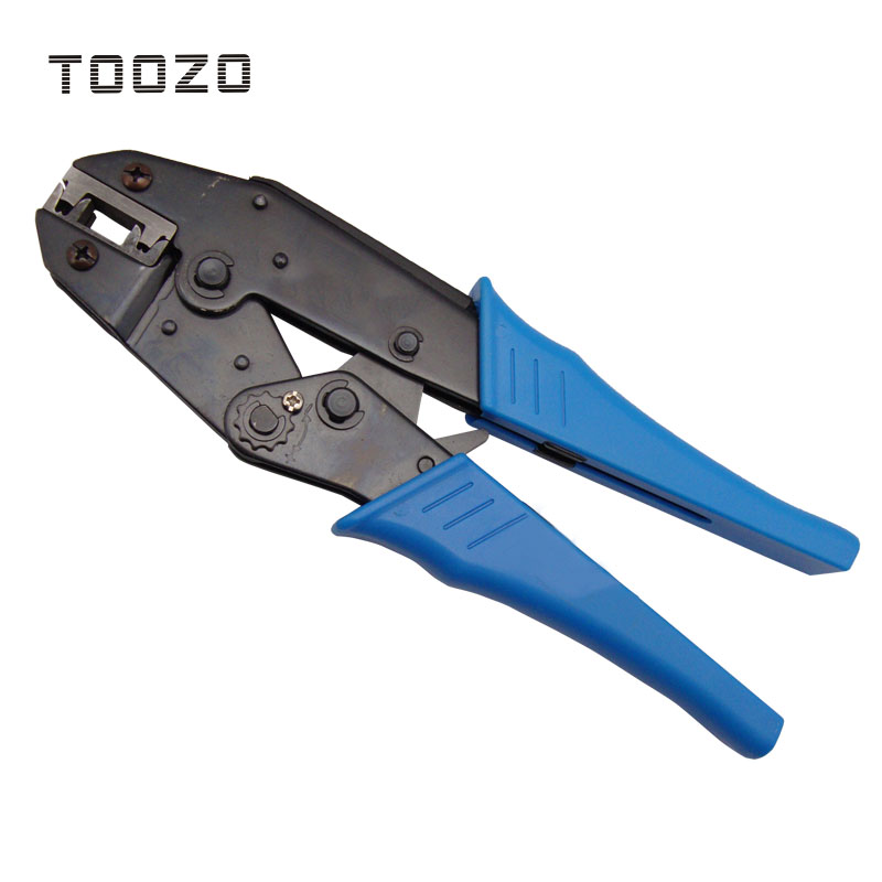 TOOZO cold-pressed terminal pliers multi-function crimping pliers crimping pliers flag-shaped spring TZ-056FL