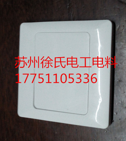 PVC blind panel PVC blank panel dark case cover plate 86 type case II and a cover plate