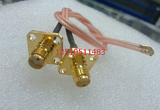 IPX SMA-KKF coaxial 50 European bridge AP Signal Line HF IPEX transfer SMA mother flange 50 European jumpers