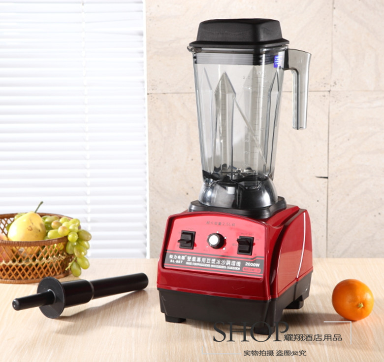Freshly ground Super Capacity SL-887 Smoothie Machine Freshly ground soybean milk machine crushed ice for commercial fruit smoothies
