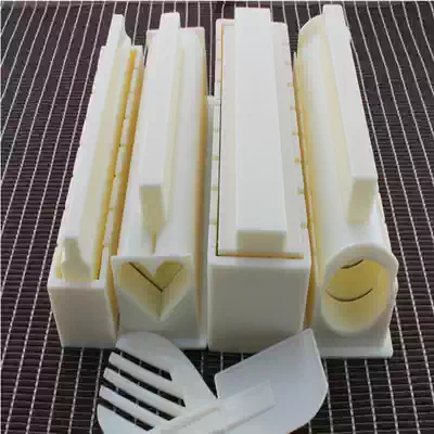 Sushi seaweed mold Seaweed bag rice mold 10 pieces sushi machine multi-function cooking production tool set full set