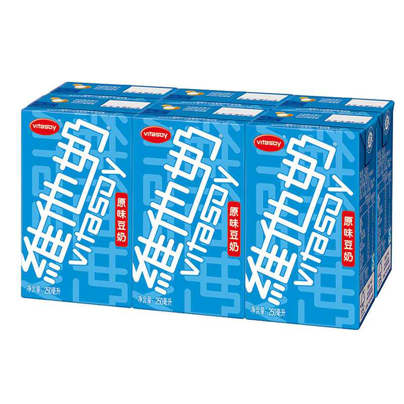 【天猫超市】维他奶 原味豆奶250ml*6盒/组 低脂肪 锁住健康